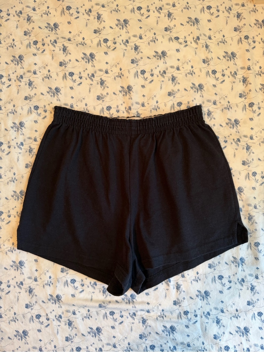 Soffe Black Women's Athletic Elastic Waist Shorts